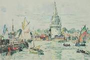 Paul Signac La Rochelle Hafenansicht oil